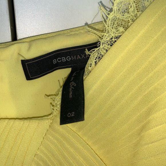 BCBG Maxazria bright yellow dress - Picture 3 of 6